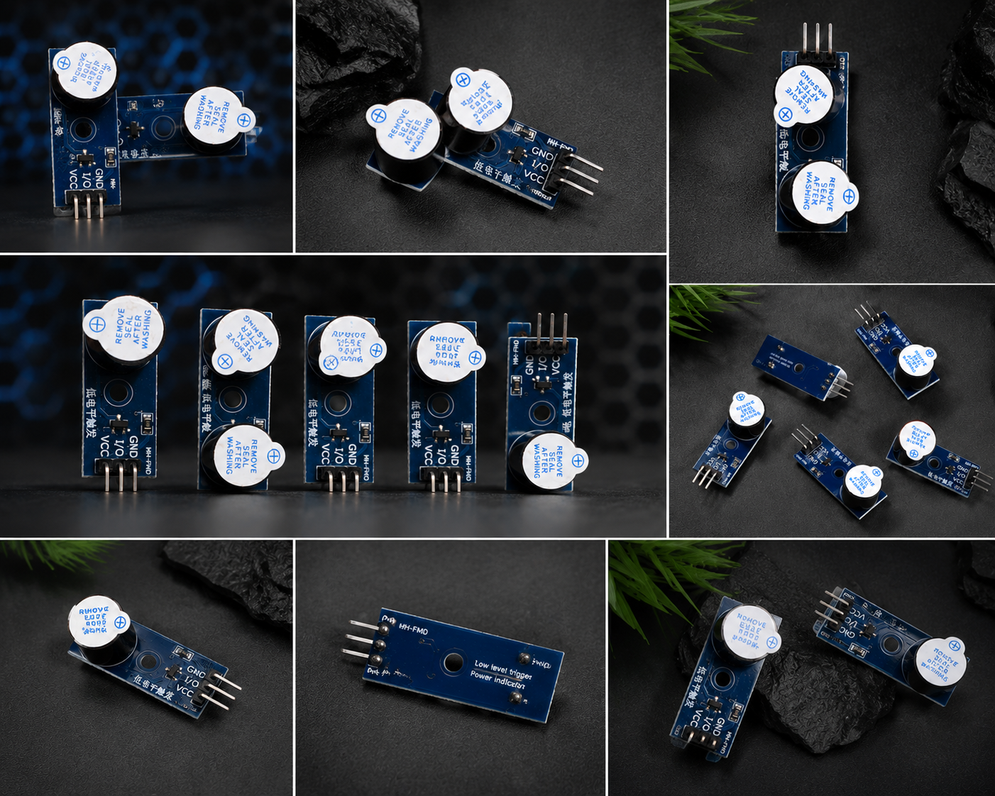 Buzzer Arduino Activo/Pasivo (5 uds) – Módulo Zumbador 5V